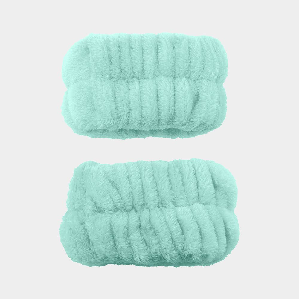 3PCS - Spa Headband & Wristband Set