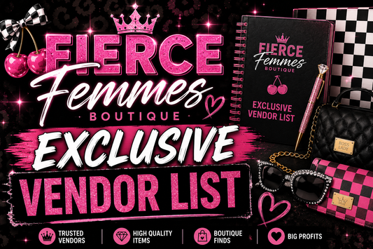 Fierce Femmes Boutique - Exclusive Vendor List